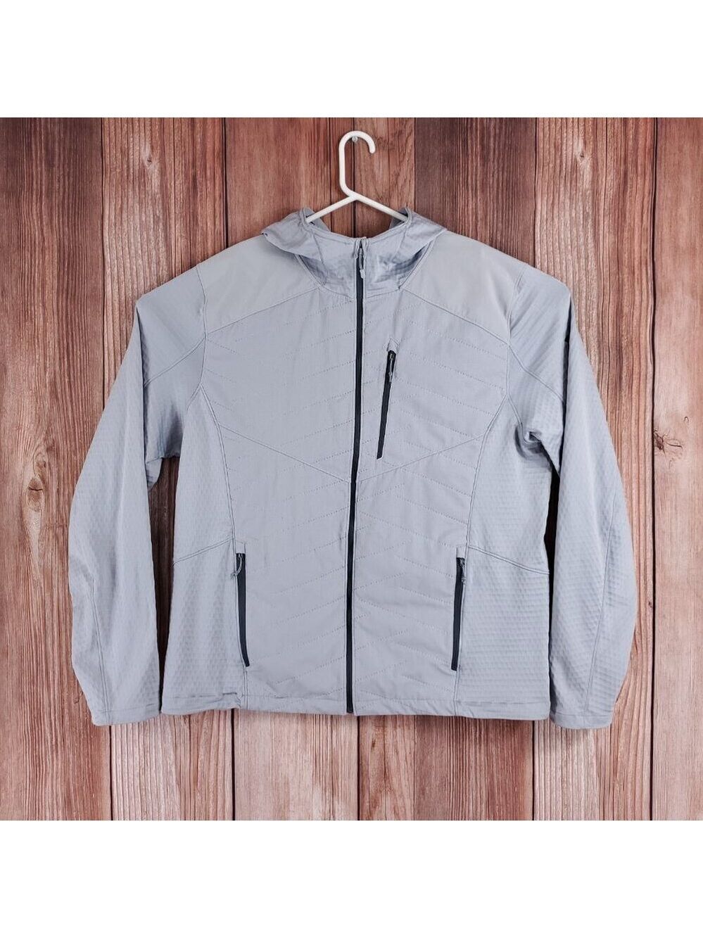 Under Armour Mens Size 3XL Gray Coldgear Reactor Exert Thermal Fleece Jacket